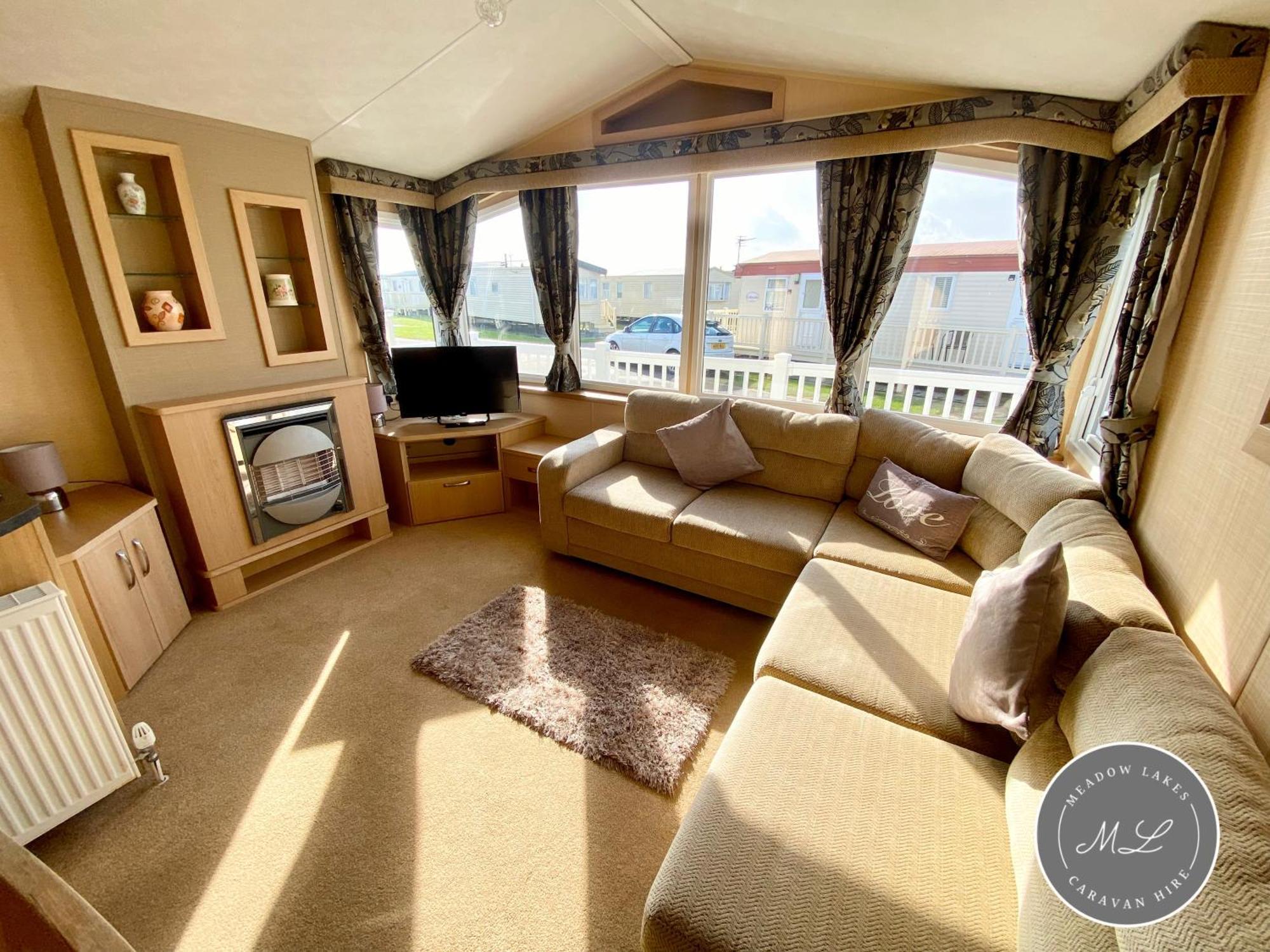 Palm Grove 132 - Pet Friendly, Wifi, Central Heating, Close To Shops And Beach - Meadow Lakes Caravan & Lodge Hire Chapel Saint Leonards Bagian luar foto